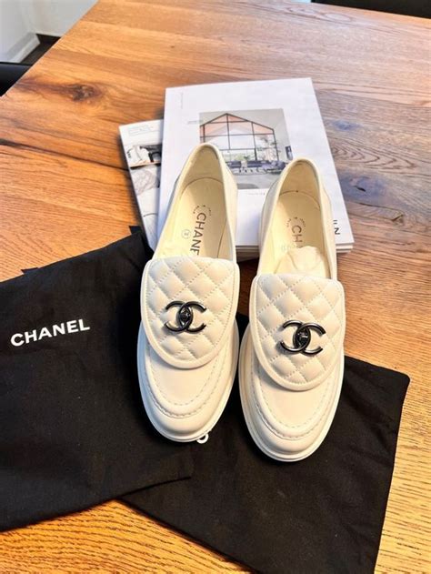 chanel mokassins damen|Chanel loafers.